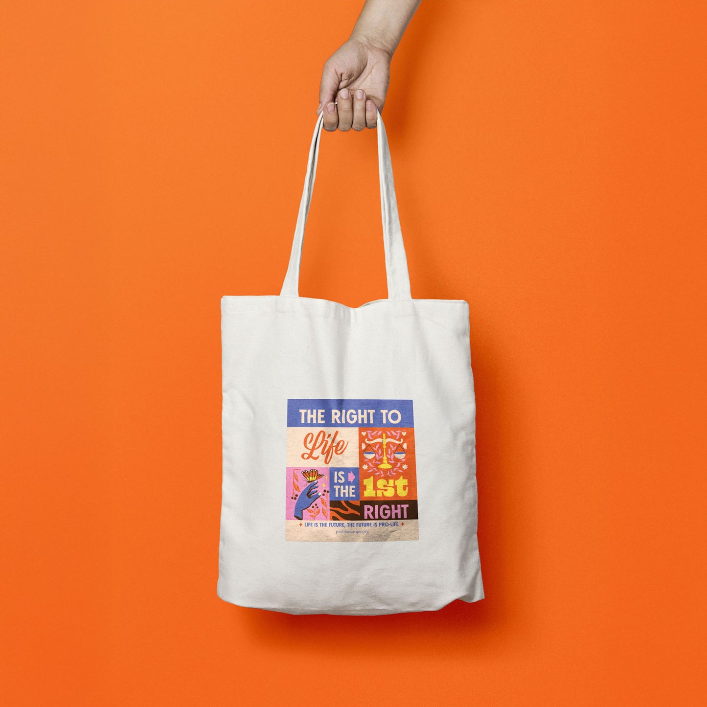 Tote bag "The right to Life"