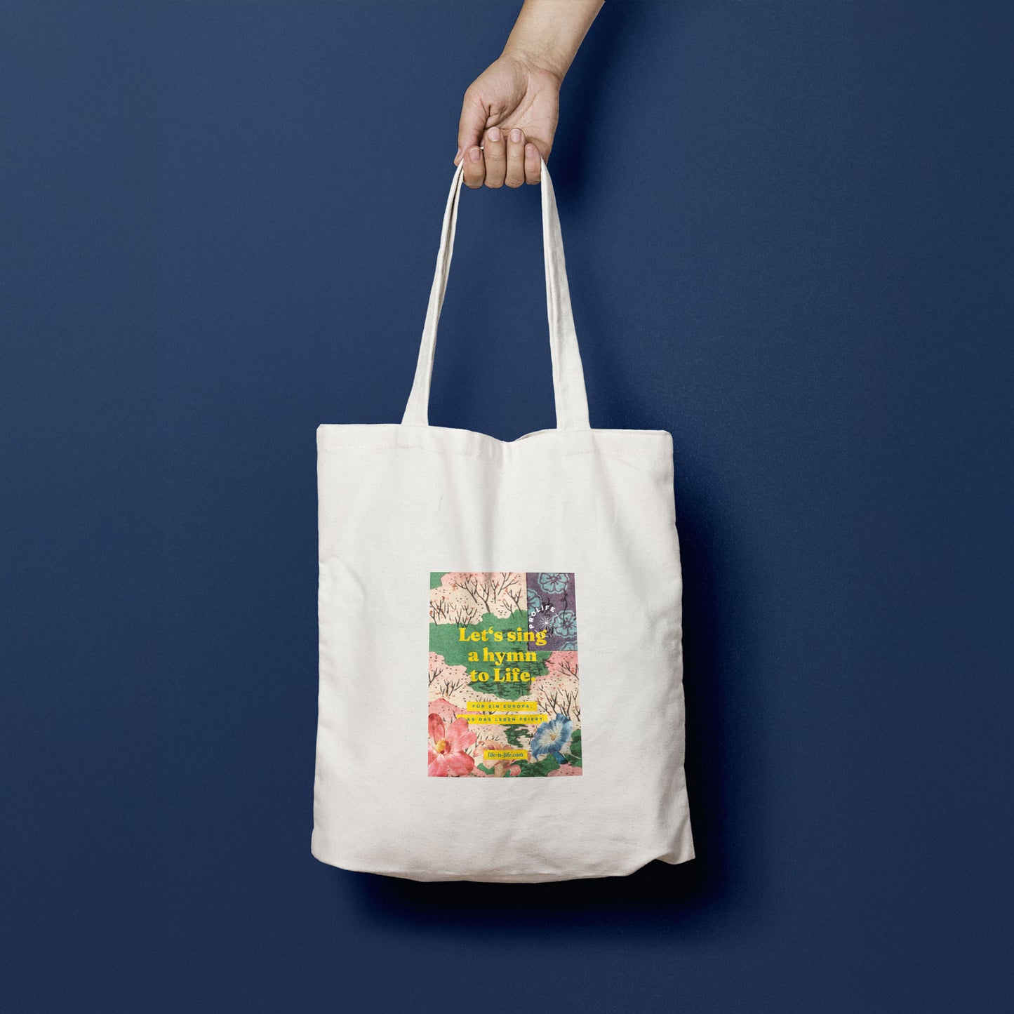 Tote bag "Let's sing a hymn to life"