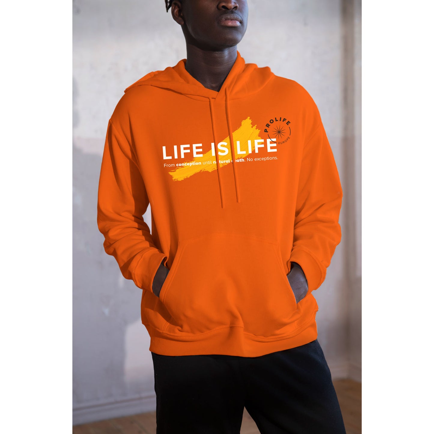 Hoodie "Life is Life"